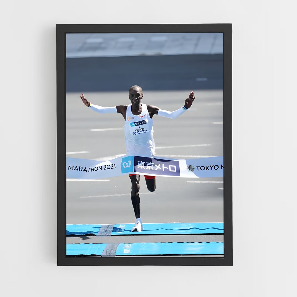 Poster La Ligne d'Arrivée – affiche Athlétisme (vue 2)